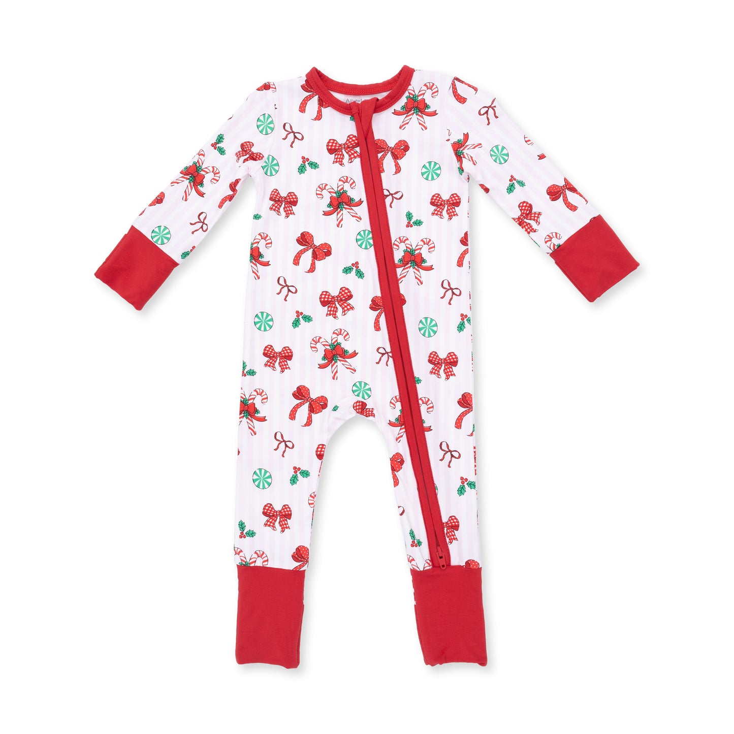Bows & Candy Canes - Convertible Romper