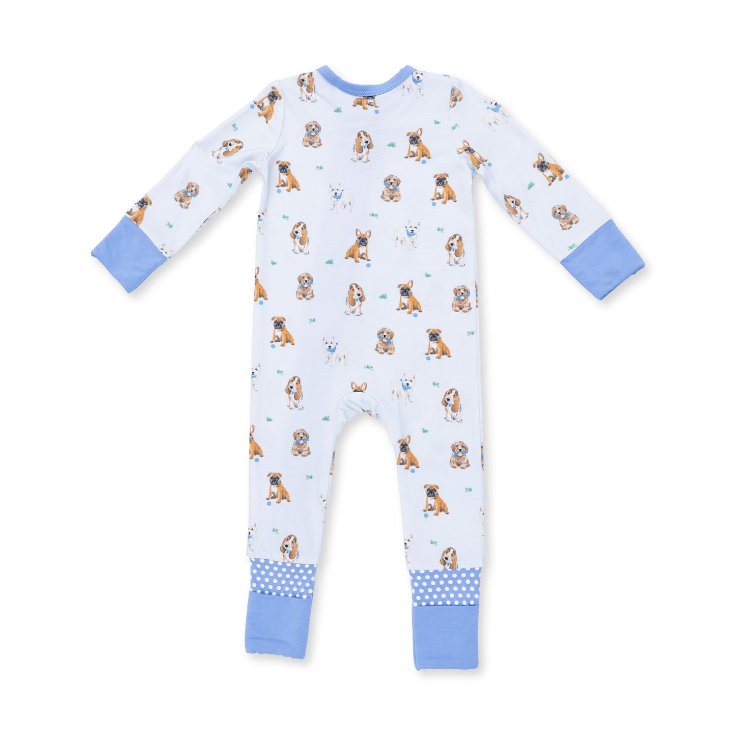 Bestie Dogs Blue - Convertible Romper
