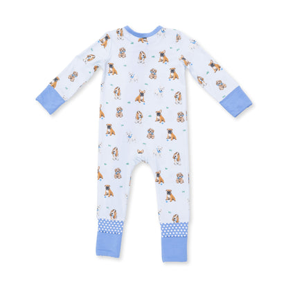 Bestie Dogs Blue - Convertible Romper