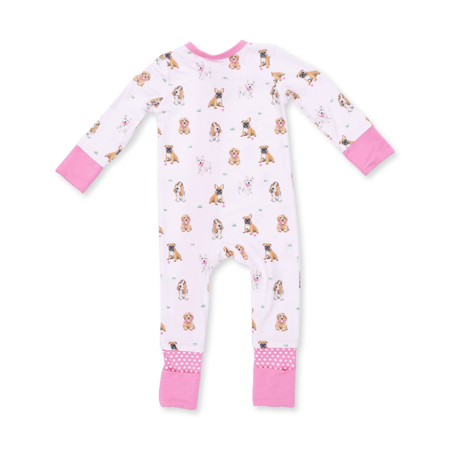 Bestie Dogs Pink - Convertible Romper