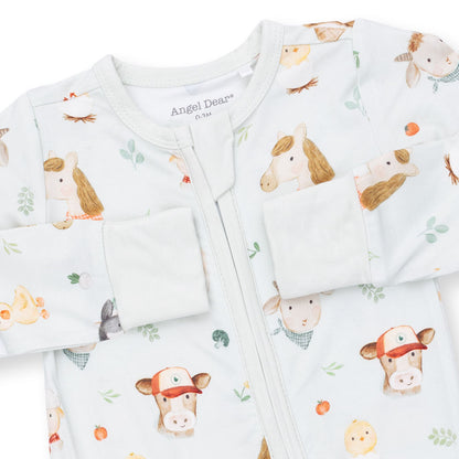 Baby Farm Faces - Convertible Romper