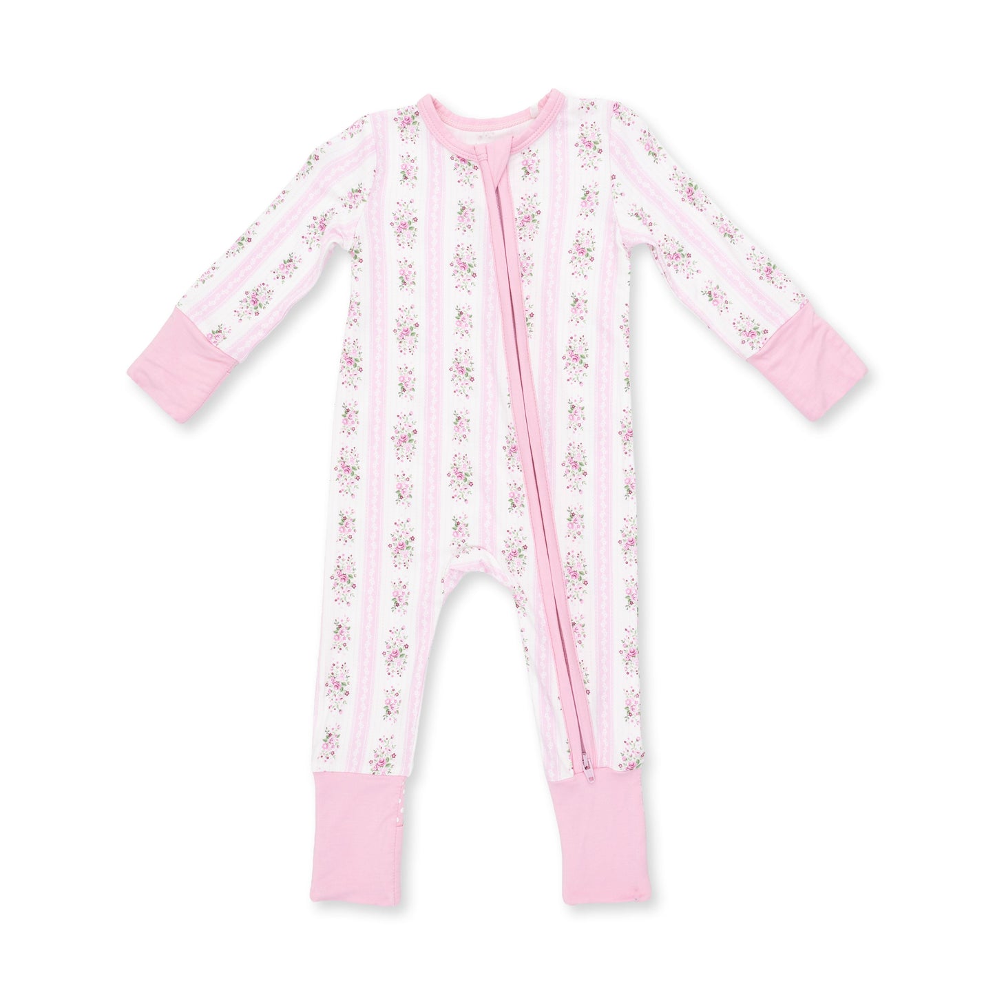 Bella Rose Stripe - Convertible Romper