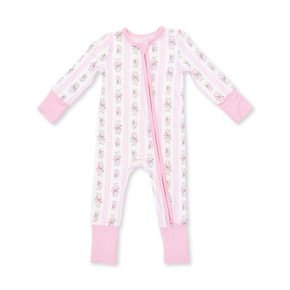 Bella Rose Stripe - Convertible Romper