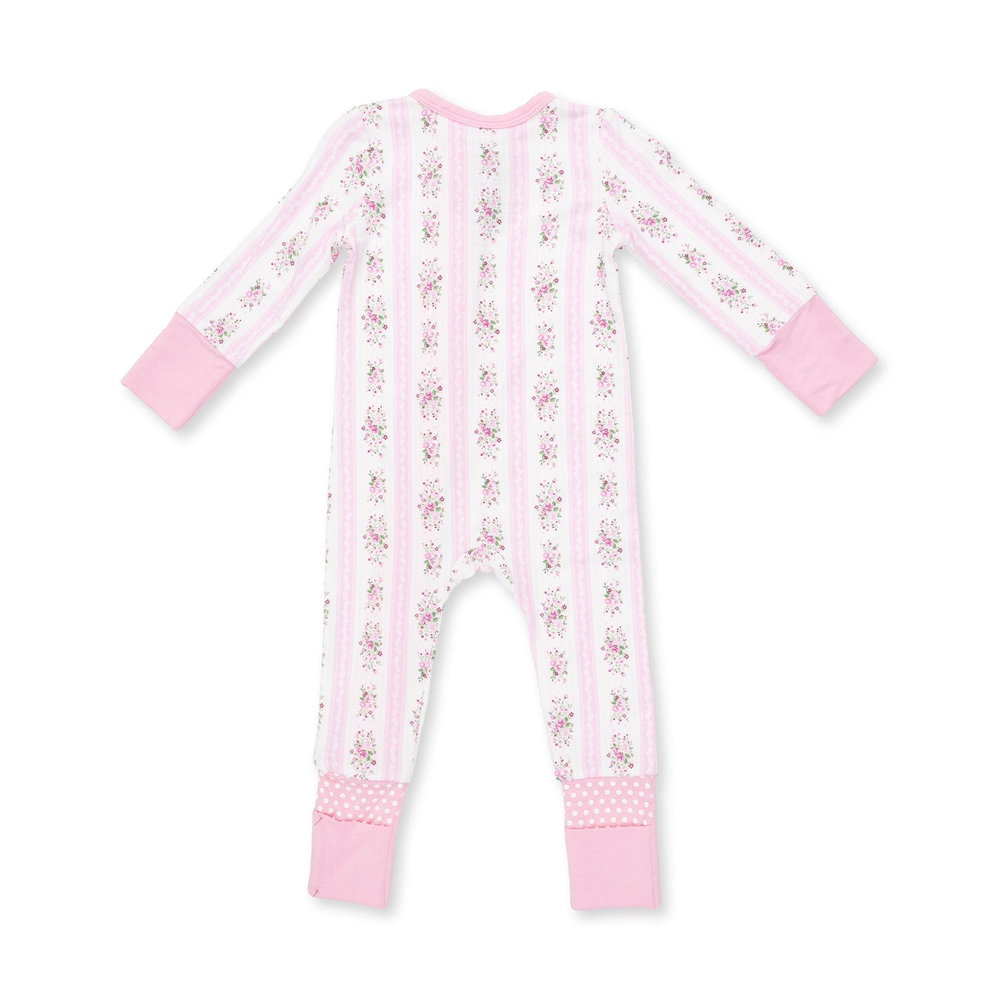 Bella Rose Stripe - Convertible Romper