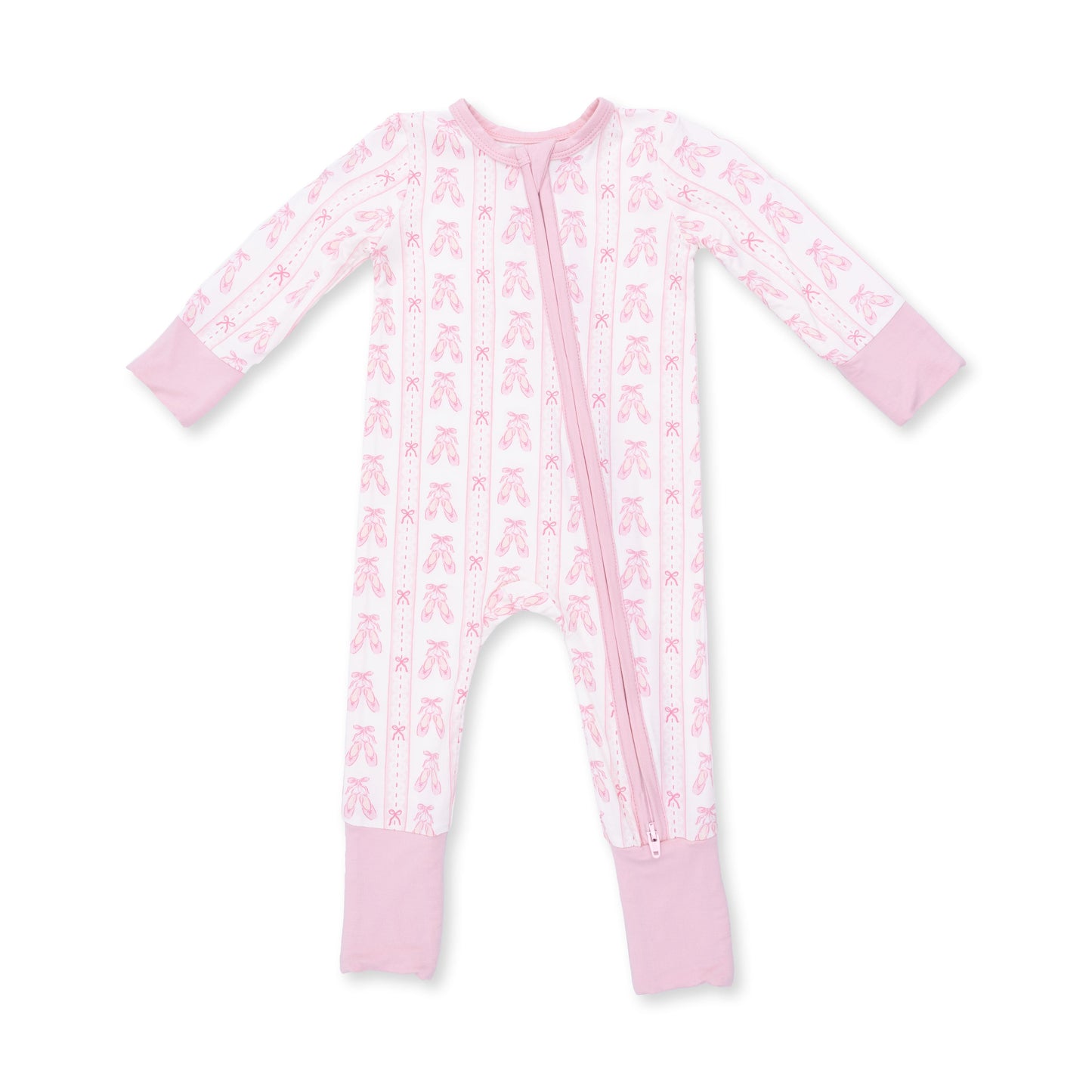 Ballet Shoes Ribbon Stripe - Convertible Romper