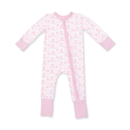 Ballet Shoes Ribbon Stripe - Convertible Romper