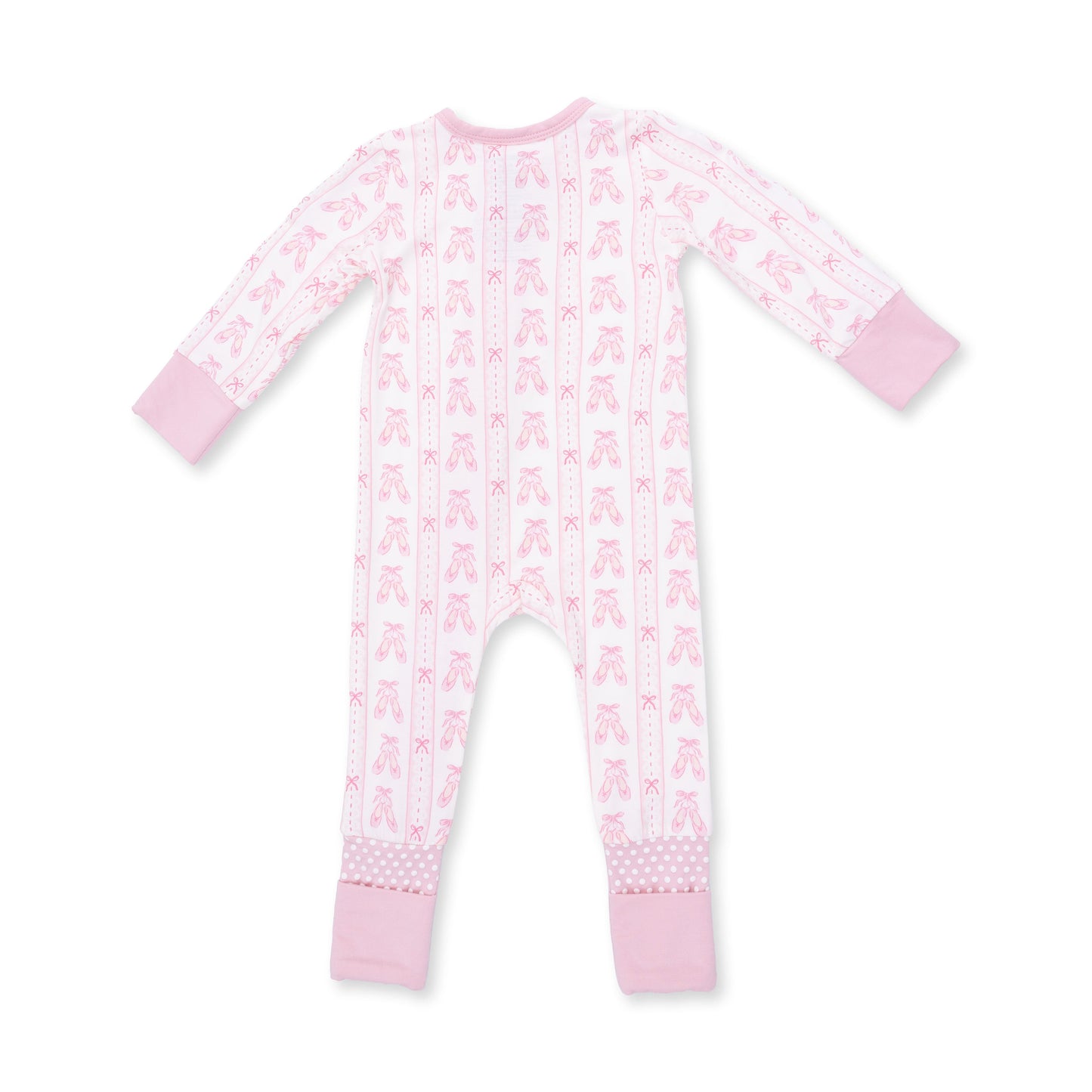 Ballet Shoes Ribbon Stripe - Convertible Romper