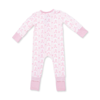 Ballet Shoes Ribbon Stripe - Convertible Romper