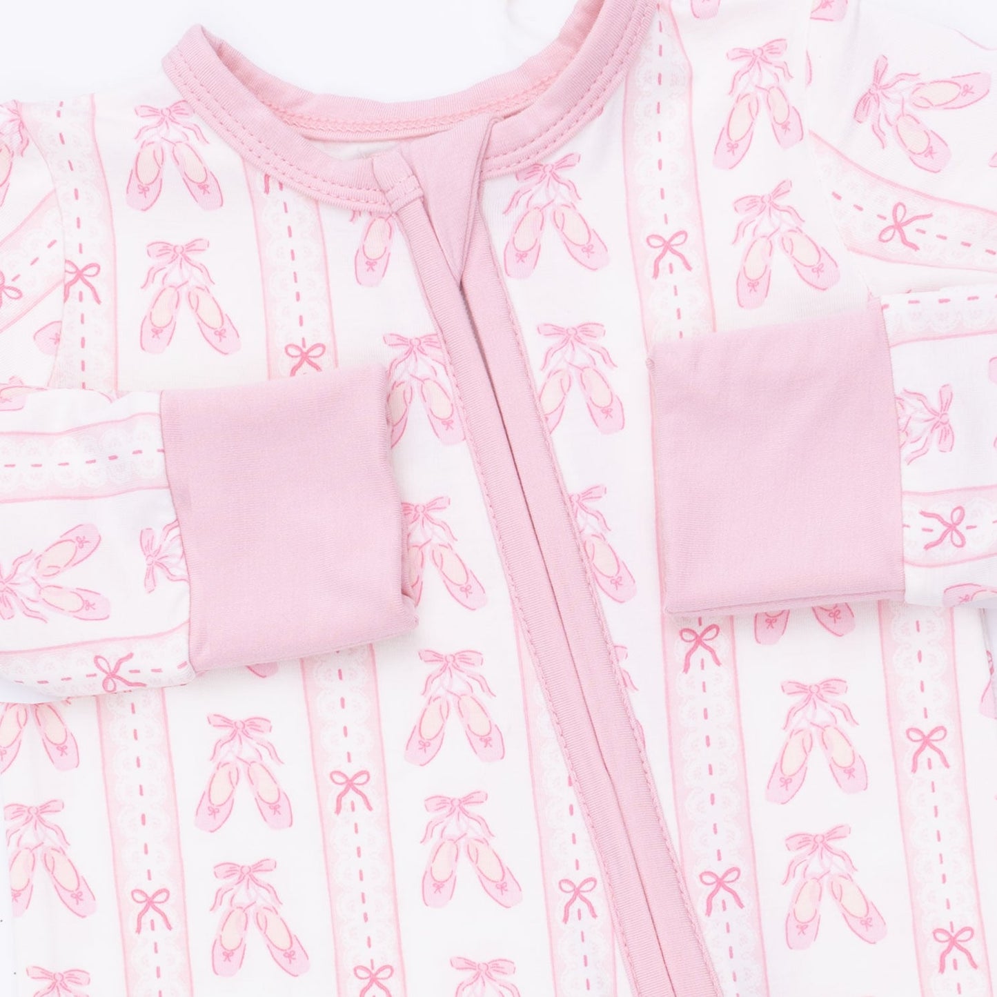 Ballet Shoes Ribbon Stripe - Convertible Romper