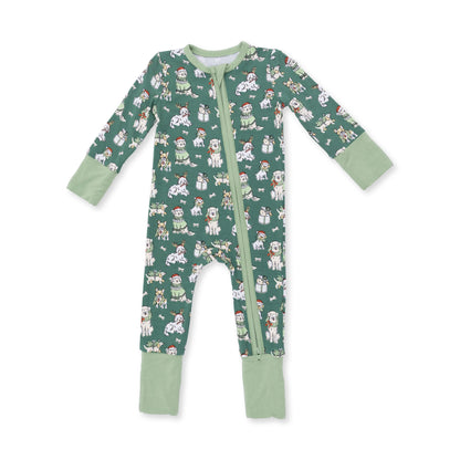 Christmas Dogs Uni - Convertible Romper
