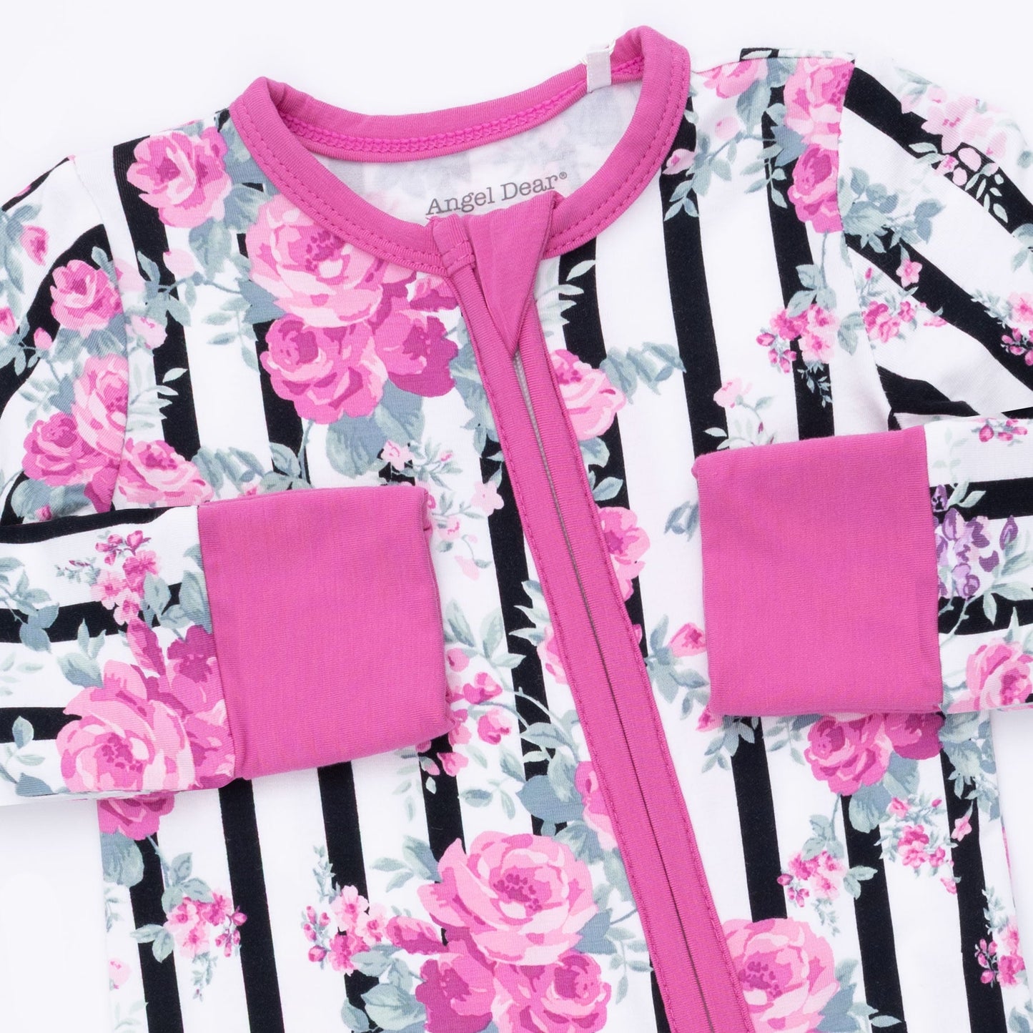 Cabbage Rose Stripe - Convertible Romper