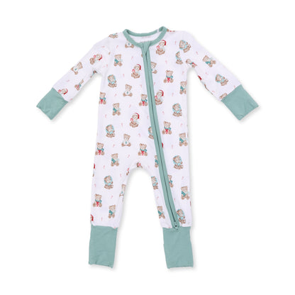 Christmas Teddy Bears Uni - Convertible Romper