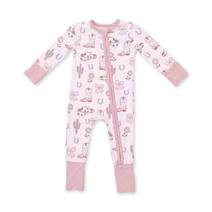 Cowgirl Boots and Bows - Convertible Romper