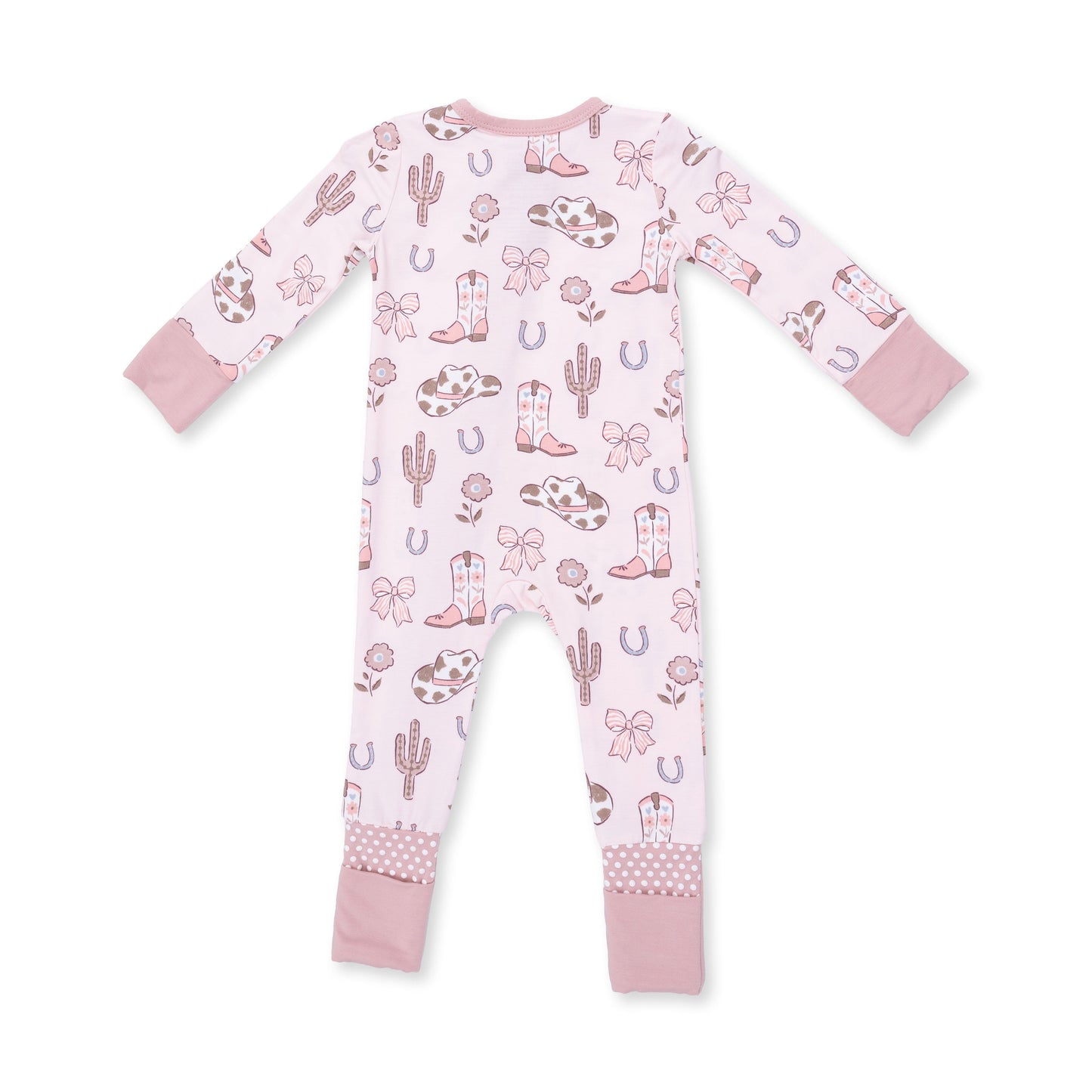 Cowgirl Boots and Bows - Convertible Romper