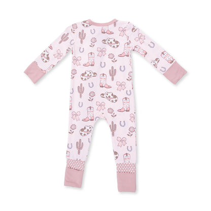 Cowgirl Boots and Bows - Convertible Romper