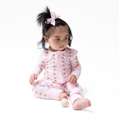 Football Bow Stripe - Convertible Romper