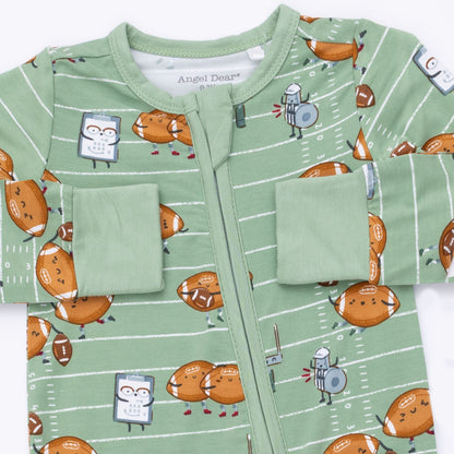 Footballs Playing Football - Convertible Romper
