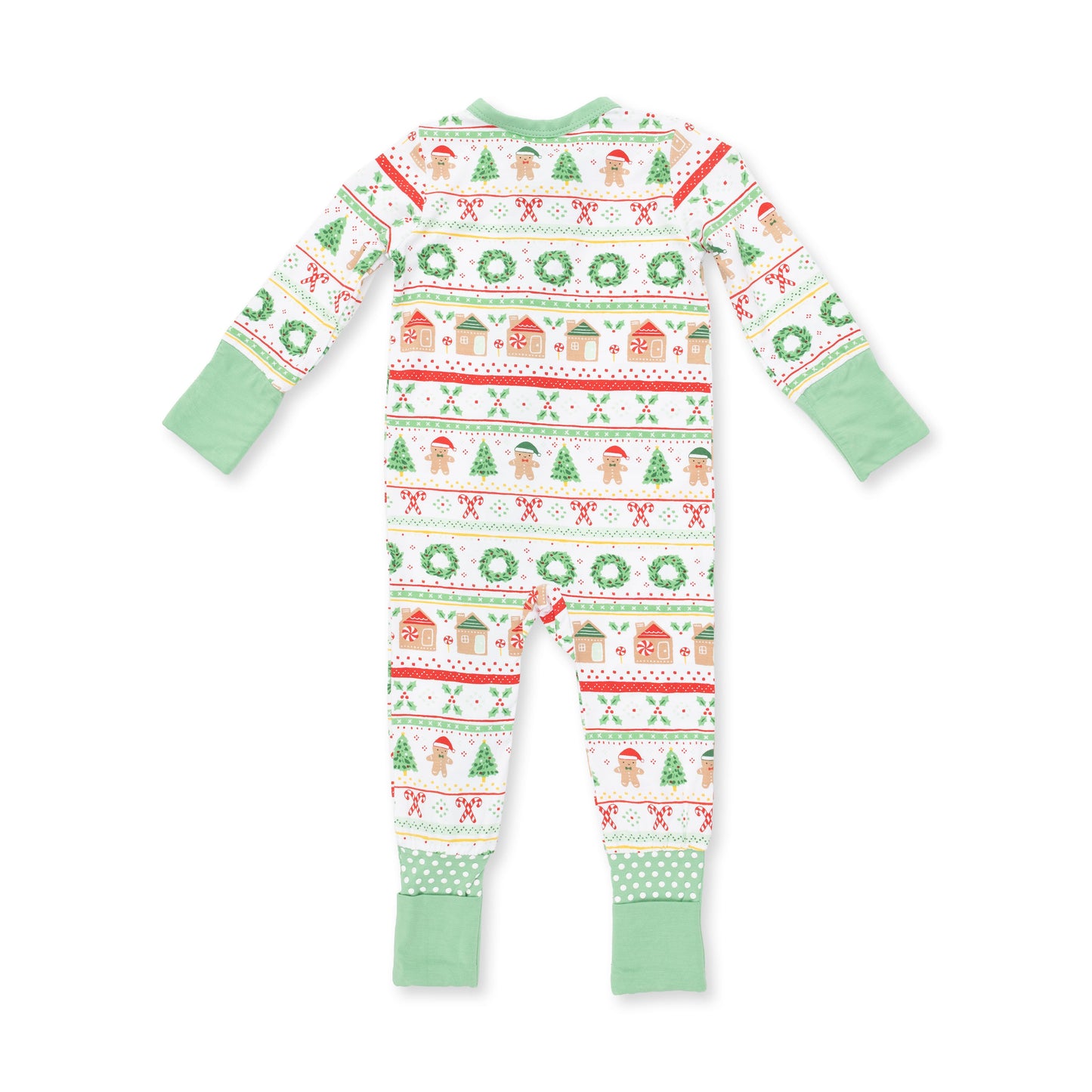 Gingerbread Fair Isle Uni - Convertible Romper