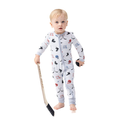 Hockey Stripe - Convertible Romper