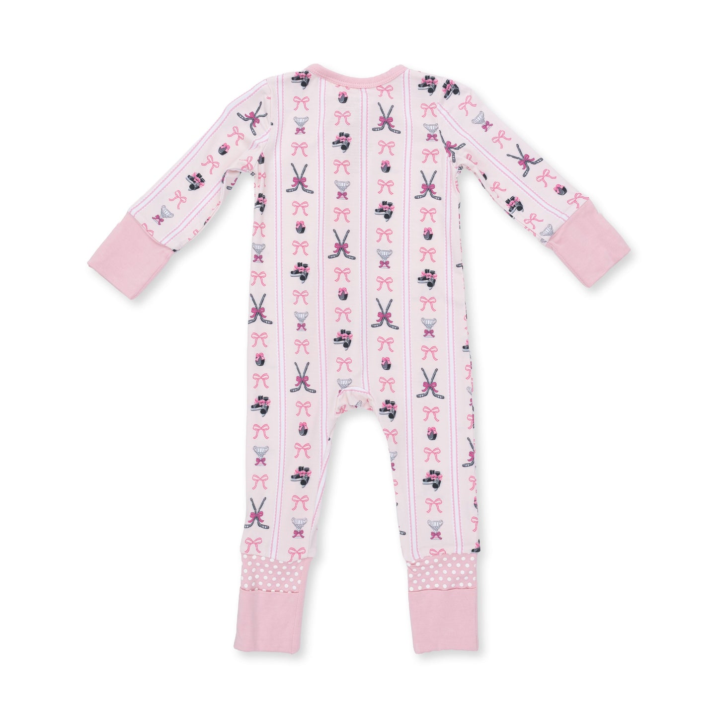 Megan's Bowtiful Hockey Stripe - Convertible Romper