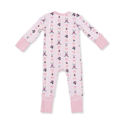 Megan's Bowtiful Hockey Stripe - Convertible Romper
