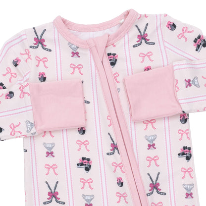 Megan's Bowtiful Hockey Stripe - Convertible Romper