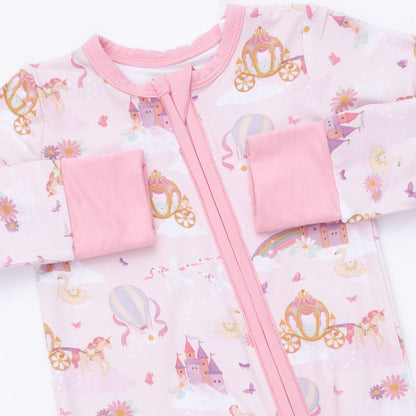 Princess Unicorns and Castle - Convertible Romper