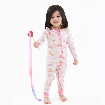 Princess Unicorns and Castle - Convertible Romper