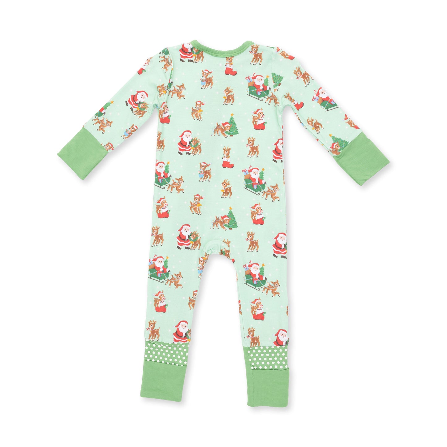 Vintage Reindeer & Santa Uni - Convertible Romper