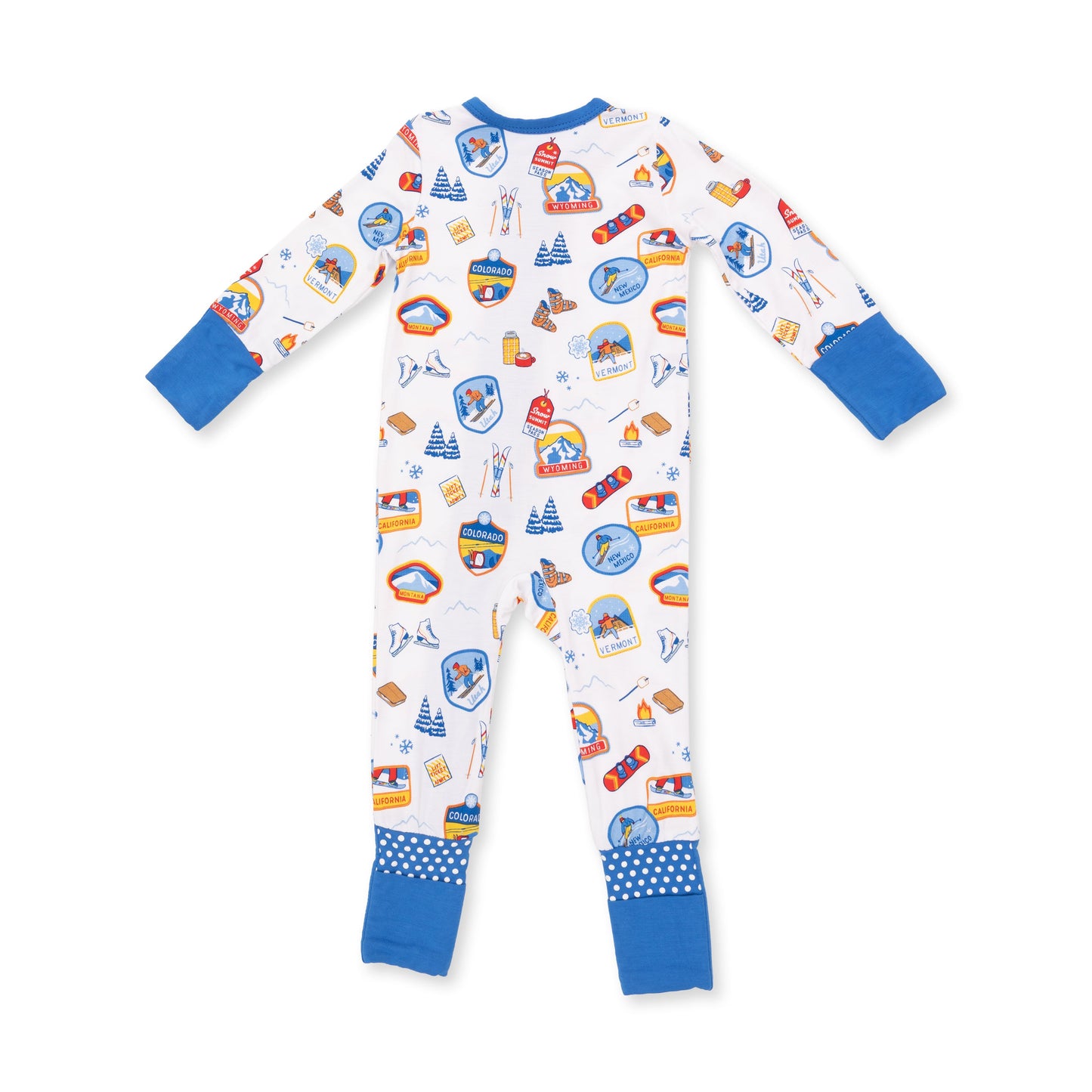 Vintage Ski Patches - Convertible Romper