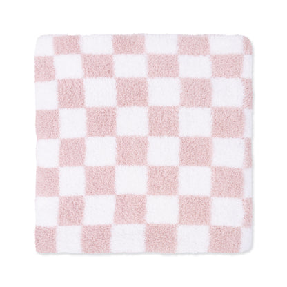 Chenille - Blush Checkerboard Blanket