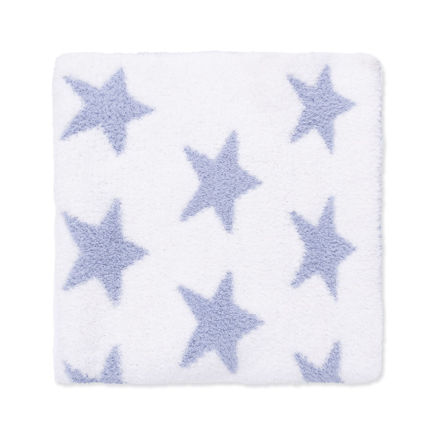 Chenille - Dusty Blue Star Blanket