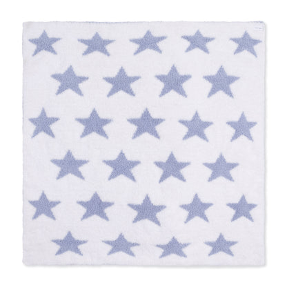 Chenille - Dusty Blue Star Blanket
