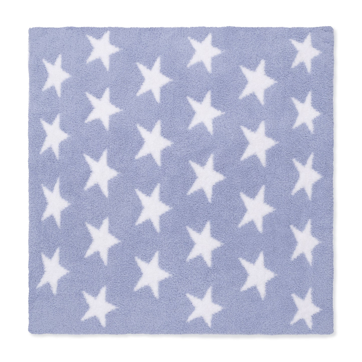 Chenille - Dusty Blue Star Blanket