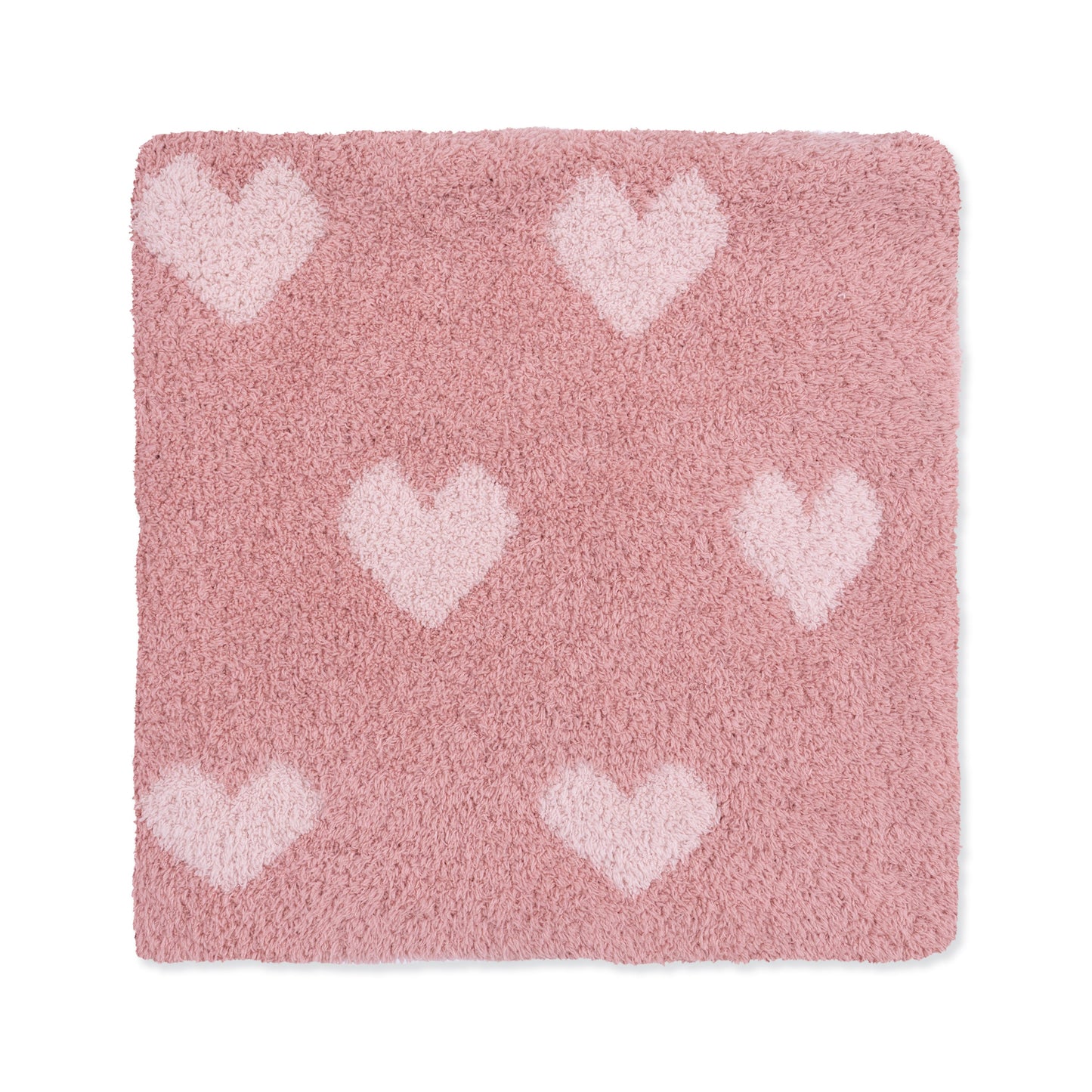 Blush and Rose Heart Blanket