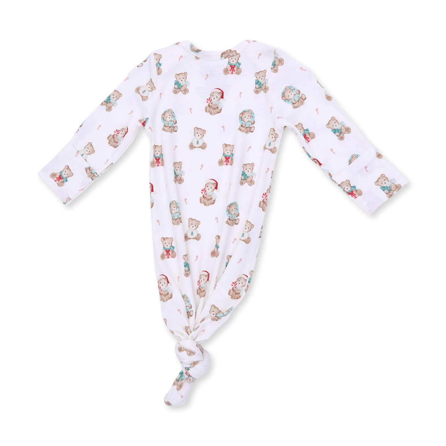 Christmas Teddy Bears Uni - Knotted Gown and Knotted Hat