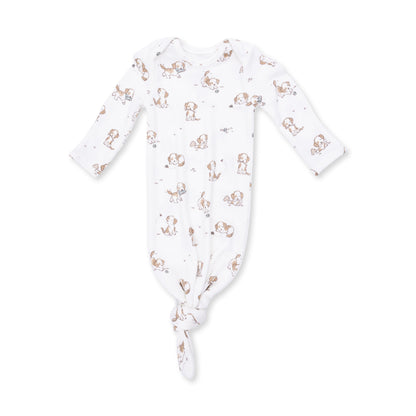 Explorer Puppy Blue - Knotted Gown and Beanie Hat
