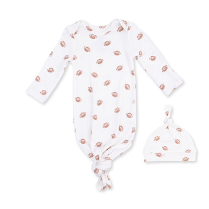 Mini Footballs - Knotted Gown and Knotted Hat