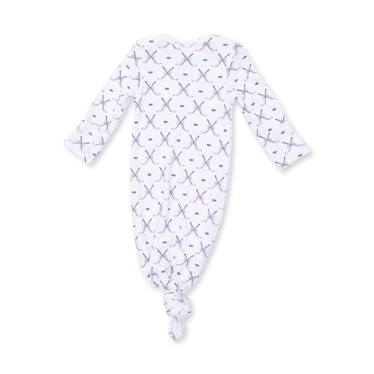 Simple Hockey Pink - Knotted Gown and Headband