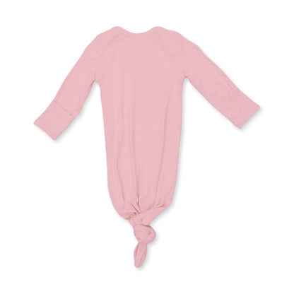 Solid Mellow Rose - Knotted Gown and Knot Headband