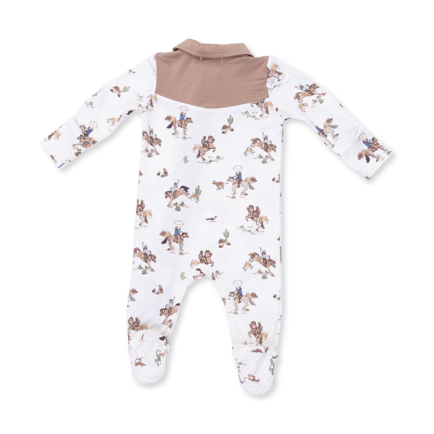 Horse Wrangler - Cowboy 2 Way Zipper Footie