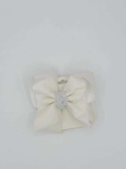Glitter Hair Bows 6inch
