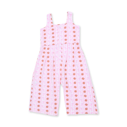 Football Bow Stripe - Wide Leg Jumpsuit