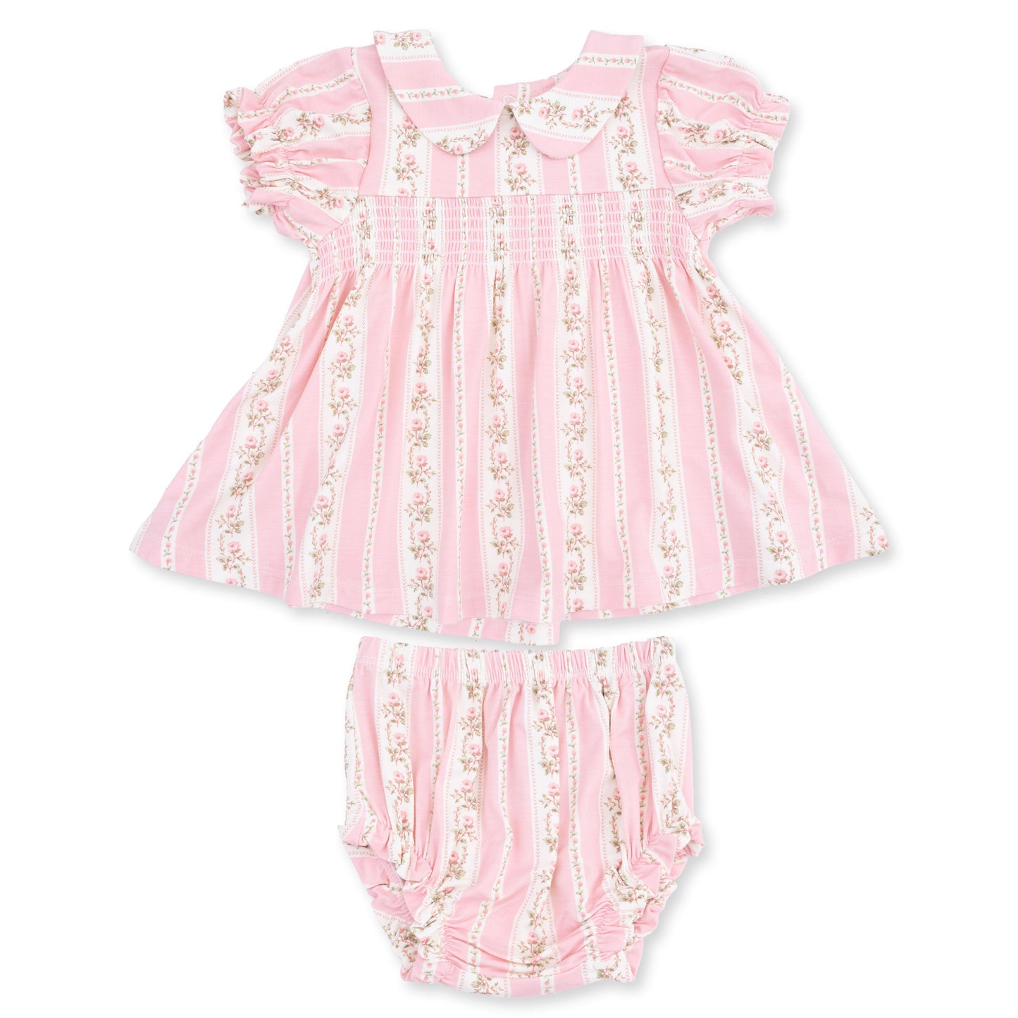 Antoinette Stripe - Smocked Dress Set