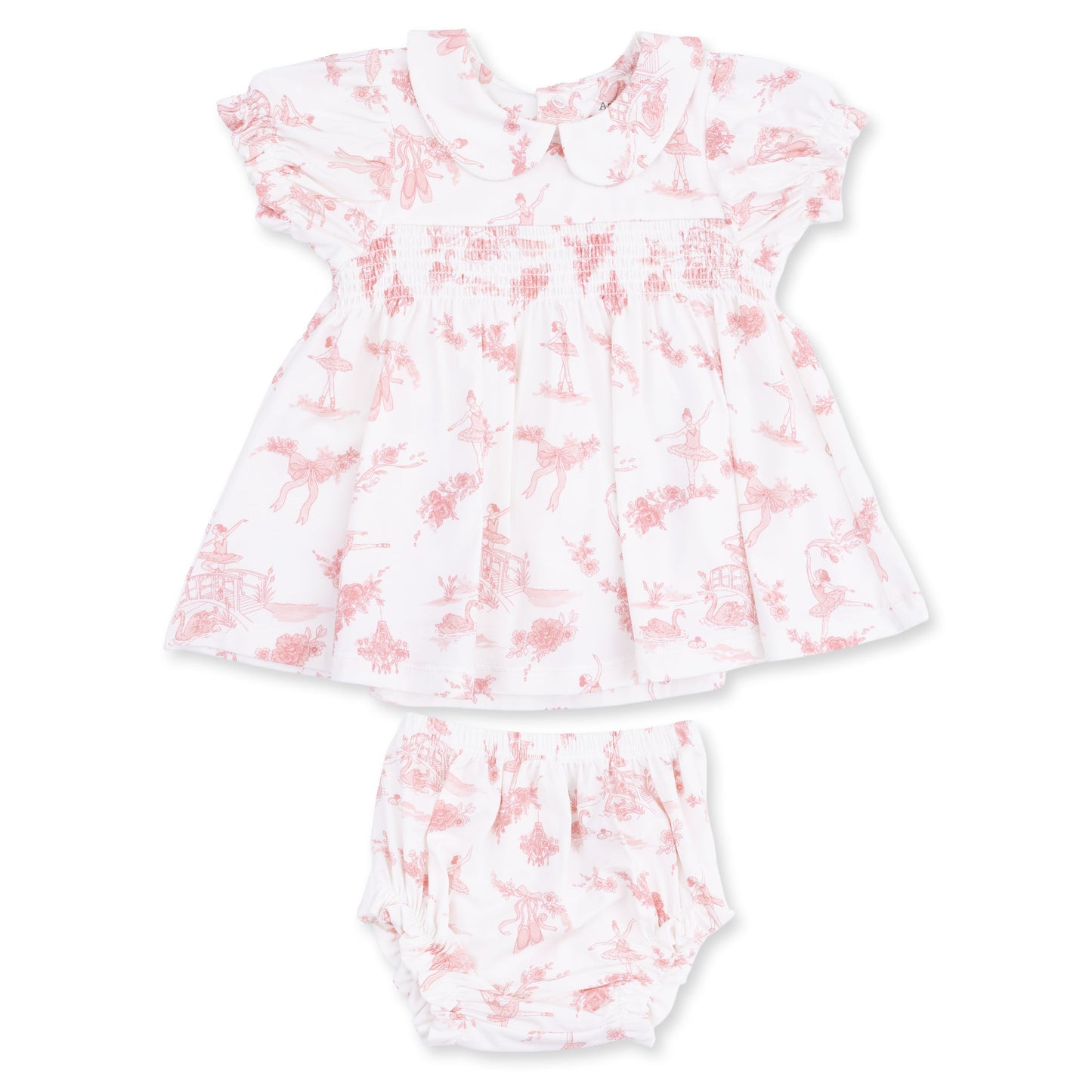 Ballet Toile - Smocked Dress Set