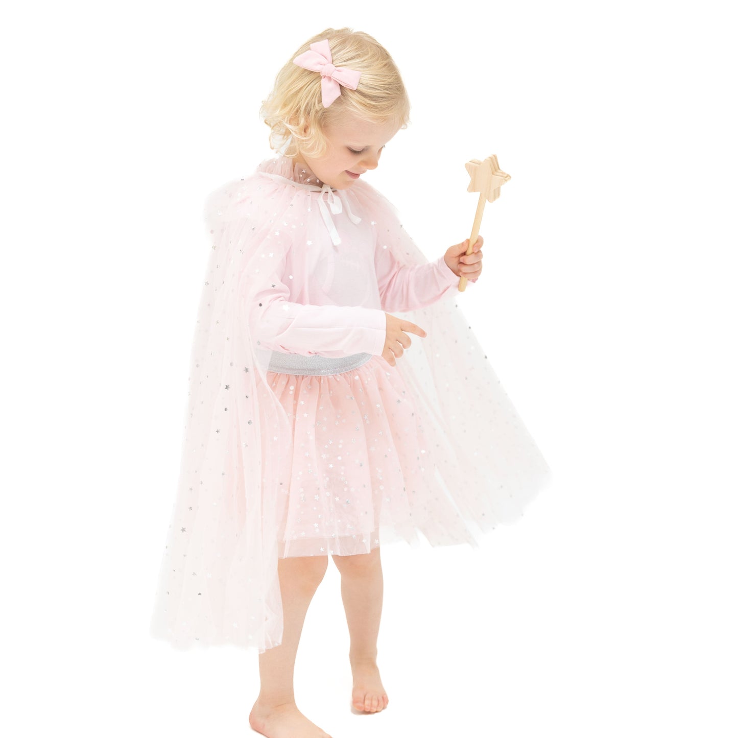 Velour Soft Pink - Tulle Play Cape