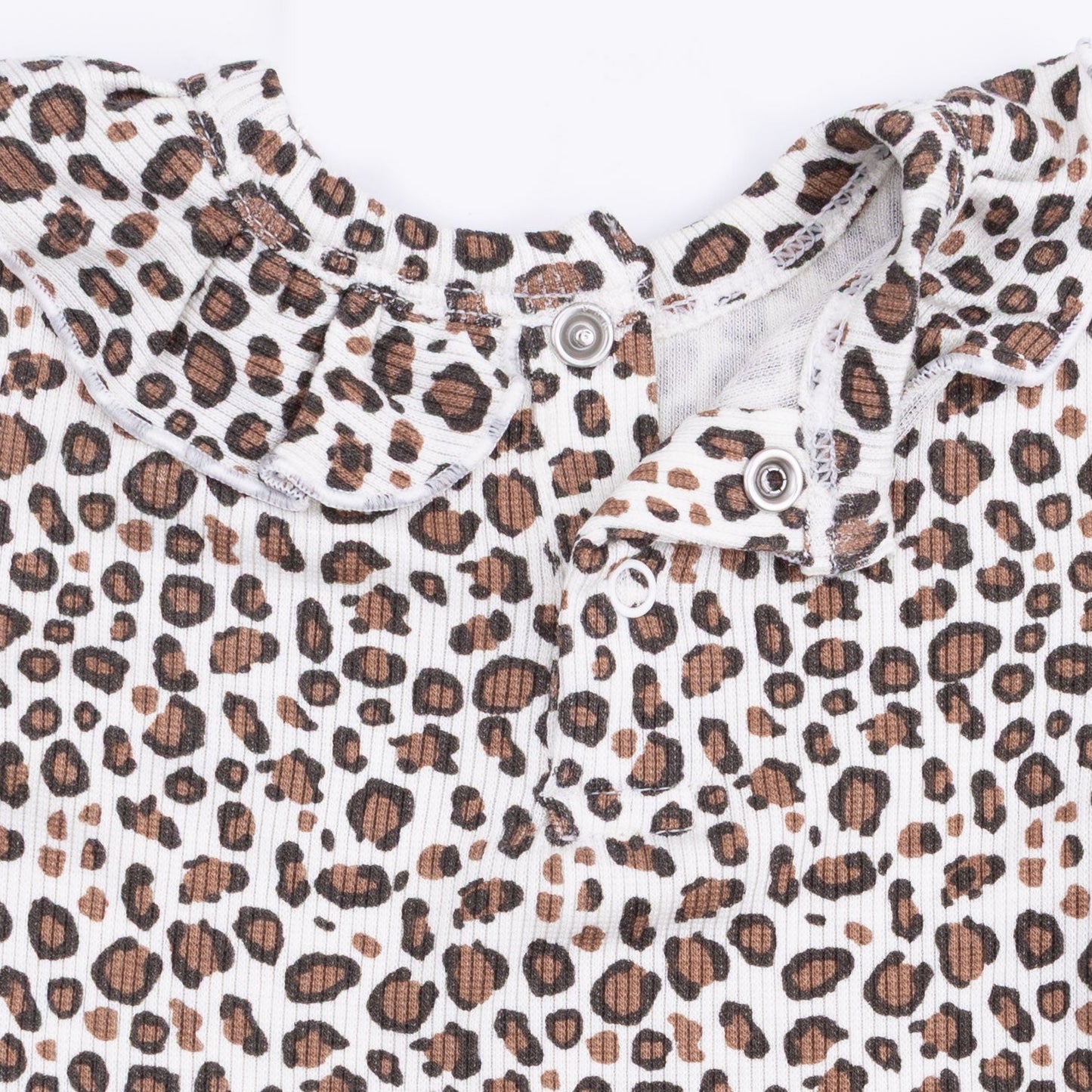 Leopard - Long Sleeve Ruffle Top and Pant