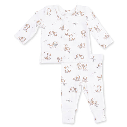 Explorer Puppy Blue - Long Sleeve Henley Play Set