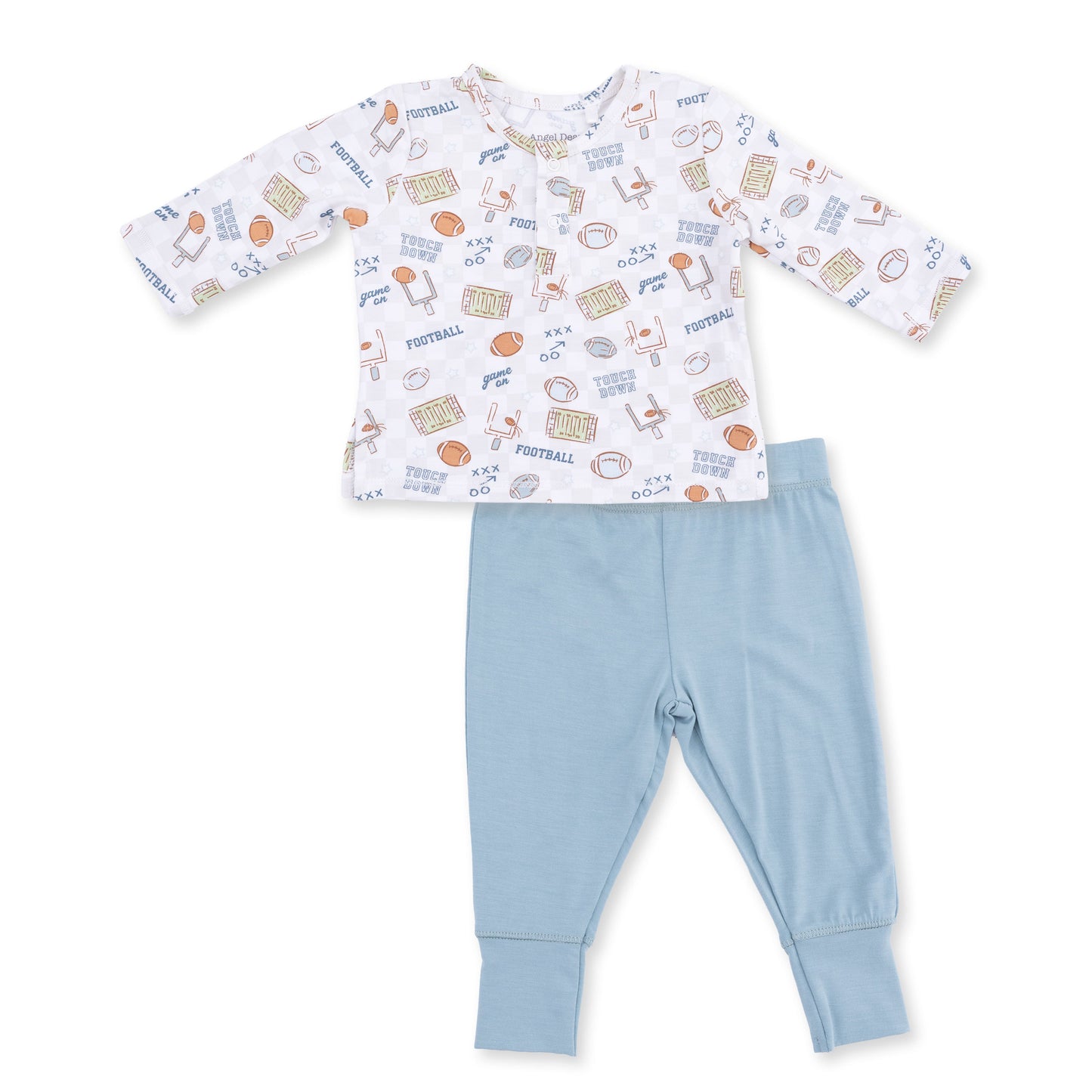 Football Check - Long Sleeve Henley Play Set