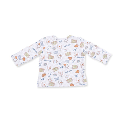Football Check - Long Sleeve Henley Play Set